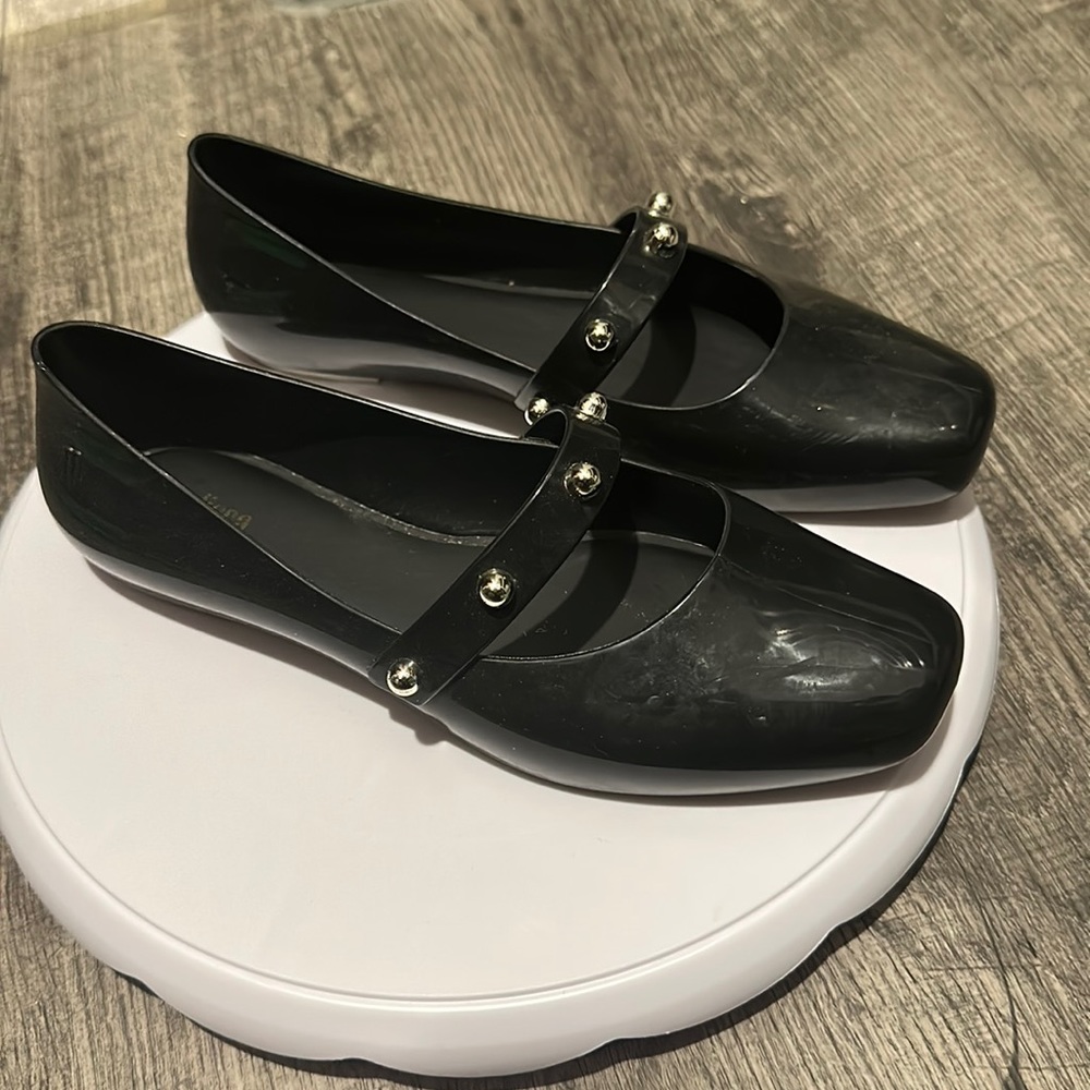 LOW START Melissa Jelly Studded Ballet Flats